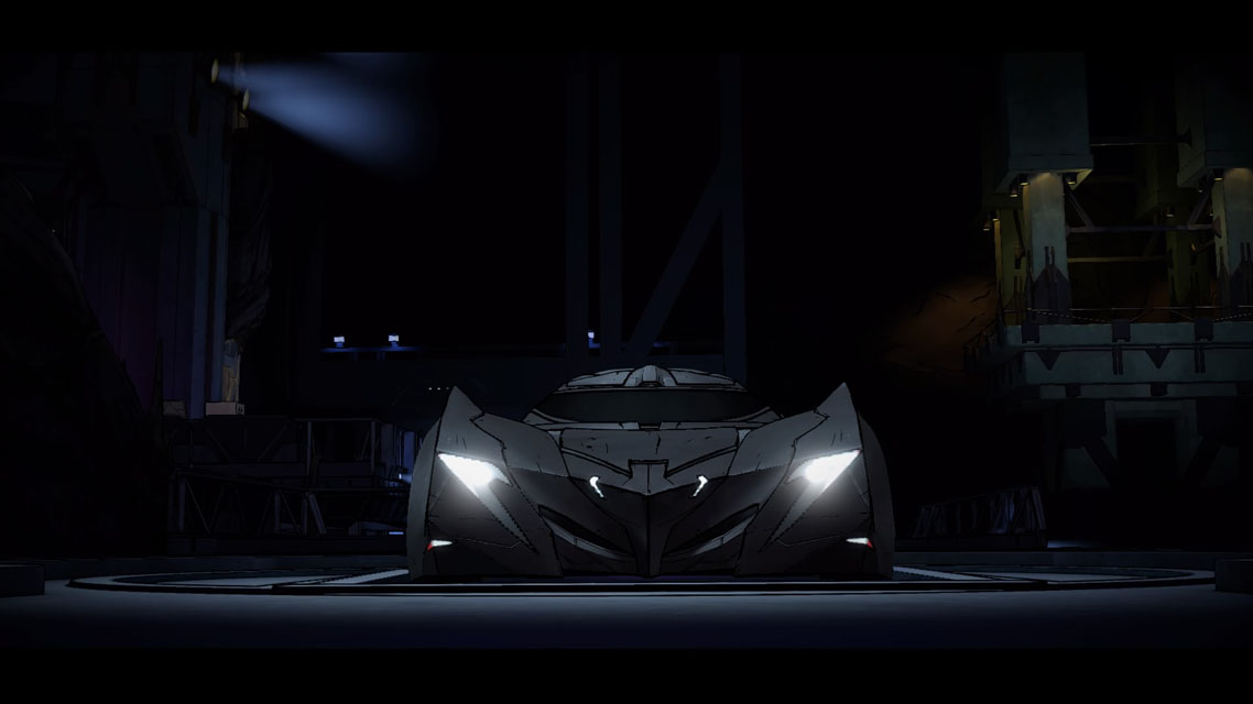 La Batmobile dans Batman The Telltale Series, les enfants d'Arkham
