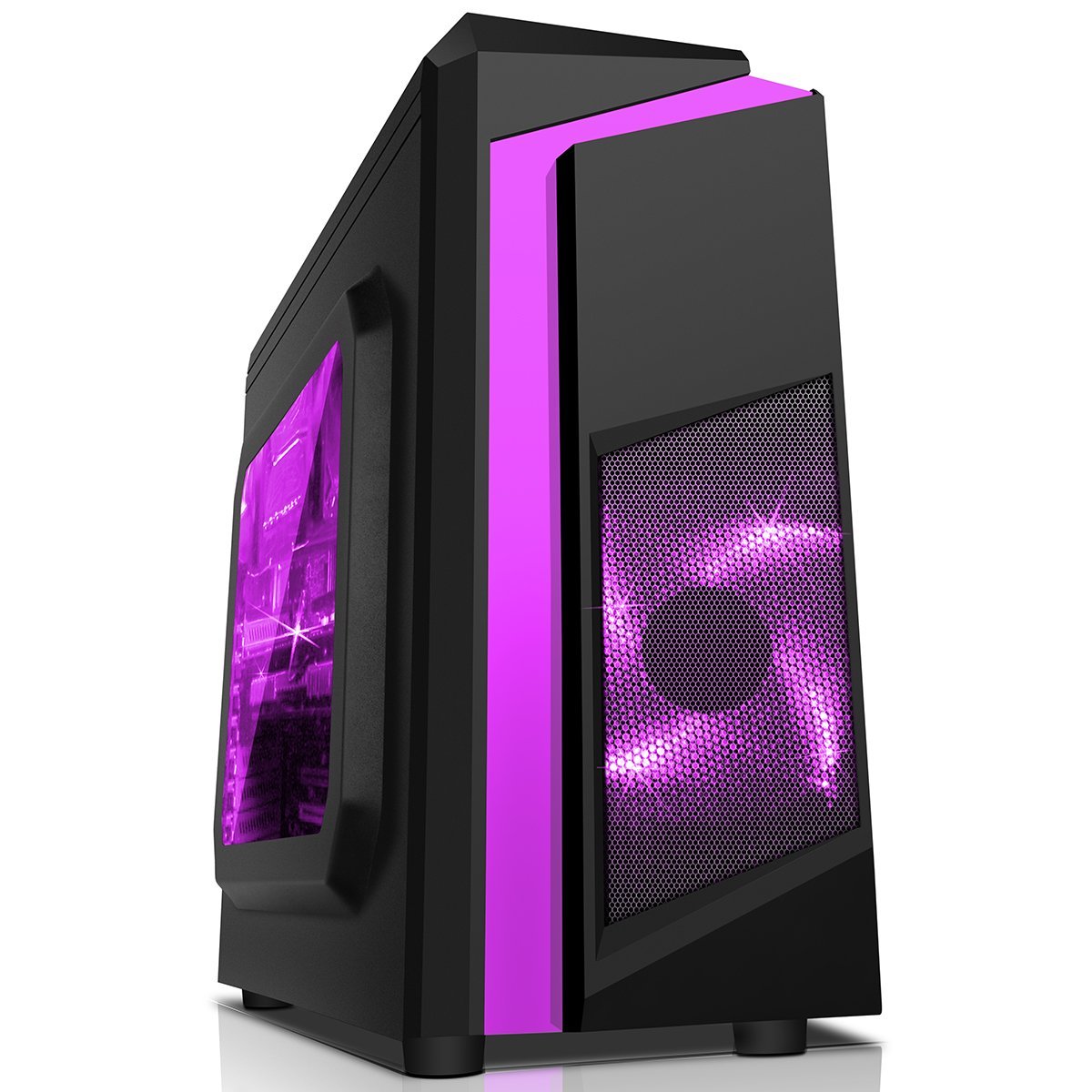 Boîtier PC rose / violet