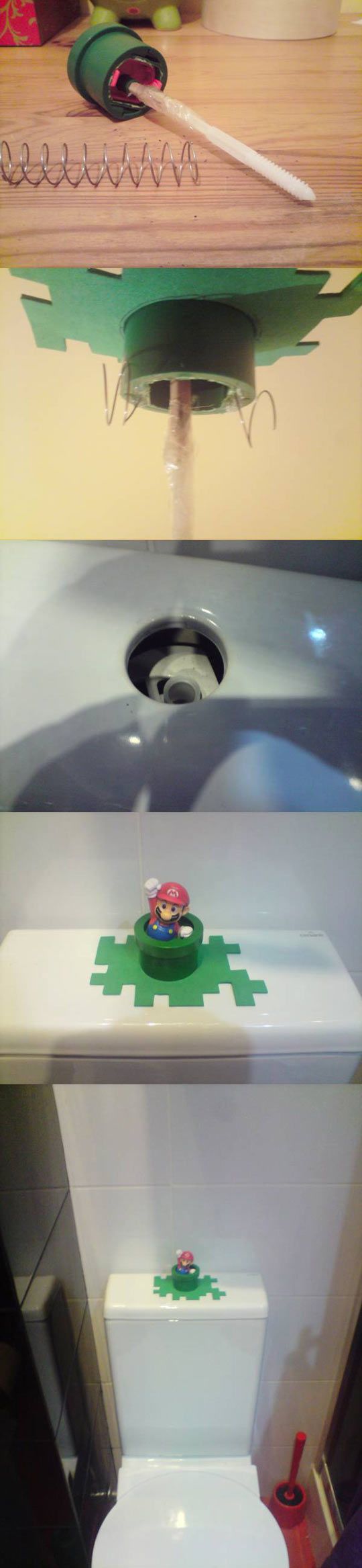 DIY : La chasse d'eau Super Mario