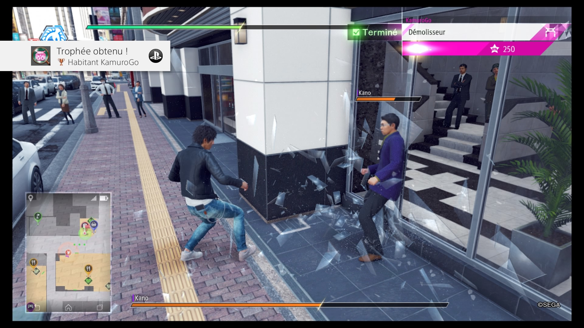 Les combats & dégâts sur décors dans Judgment
