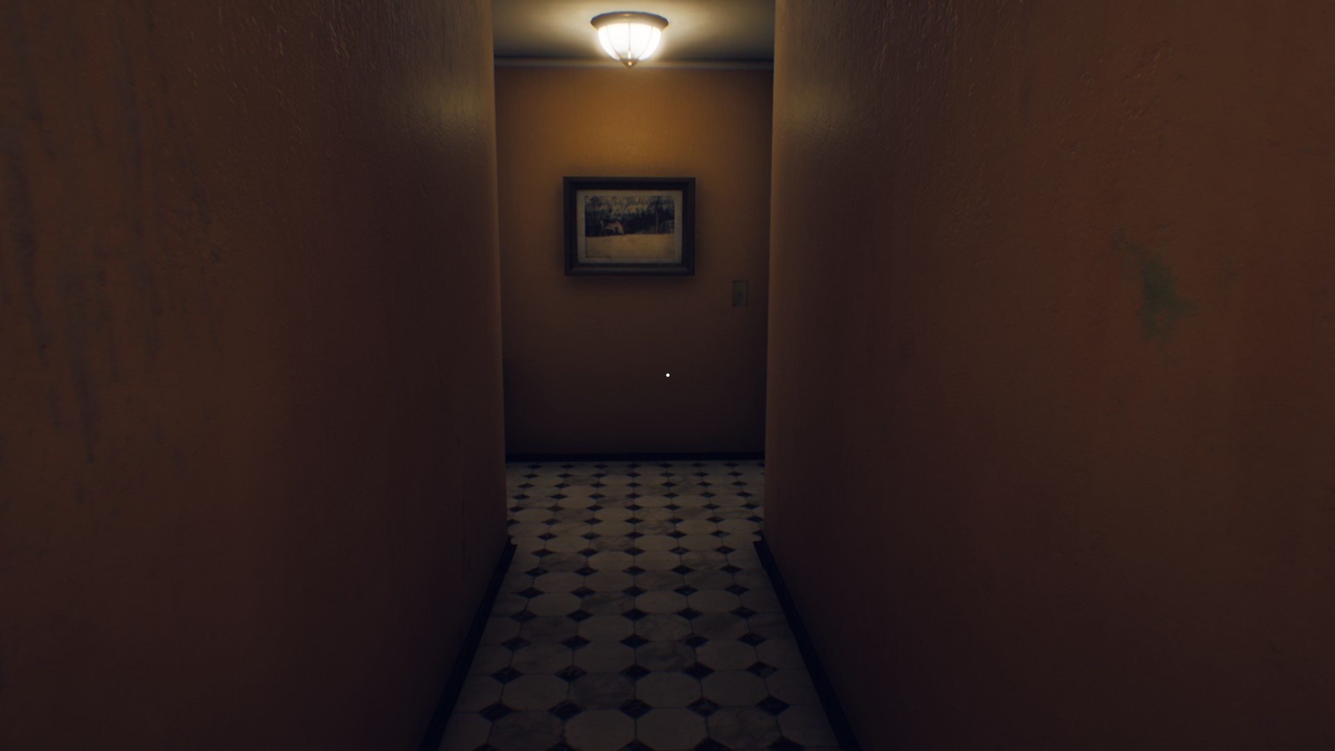 Couloir exigu dans The Suicide of Rachel Foster