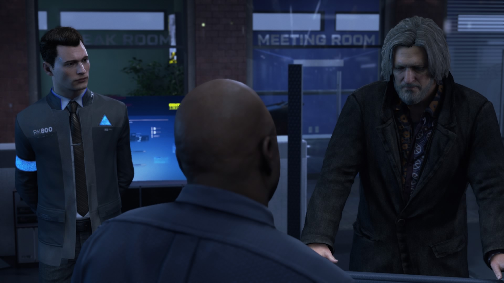 Connor et Hank dans Detroit : Become Human