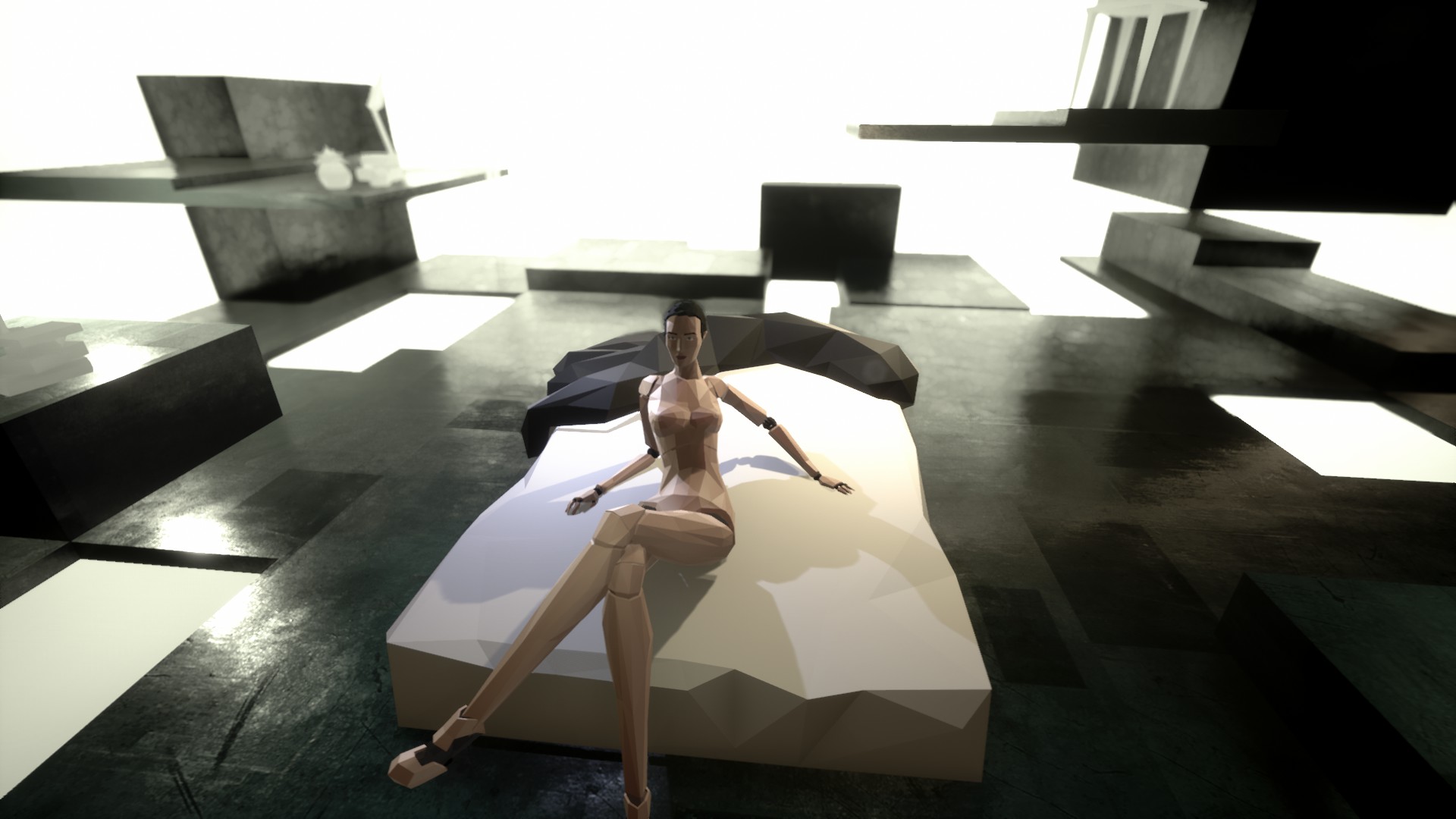 Une femme nue dans State of Mind