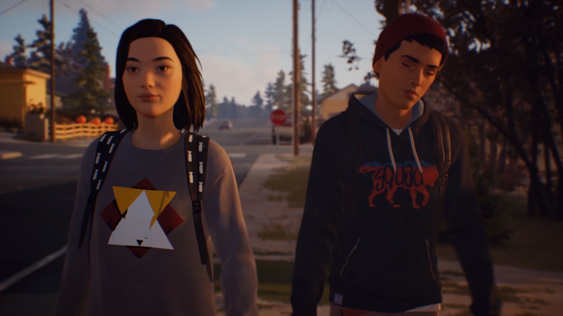 Sean et sa BFF dans Life is Strange 2
