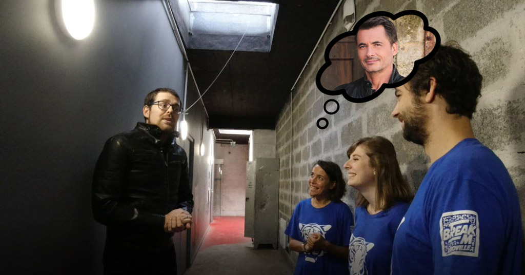 Le maître du jeu dans Fort Boyard Team Break